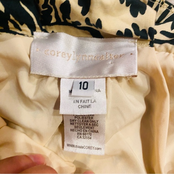 ANTHROPOLOGIE COREY LYNN CALTER | Palm Garden Paper Bag Skirt. Sz. 10 - Picture 8 of 9